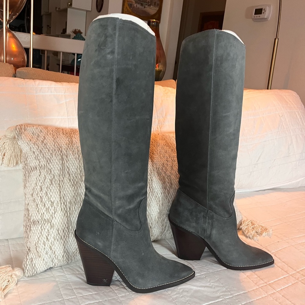 Sam Edelman Tall Shaft Western Boots, size 9 NEW
